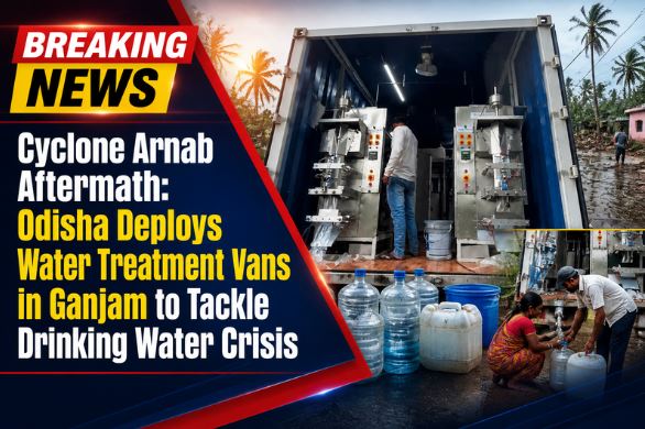 Cyclone Arnab Aftermath: Odisha Deploys Water Treatment Vans in Ganjam to Tackle Drinking Water Crisis